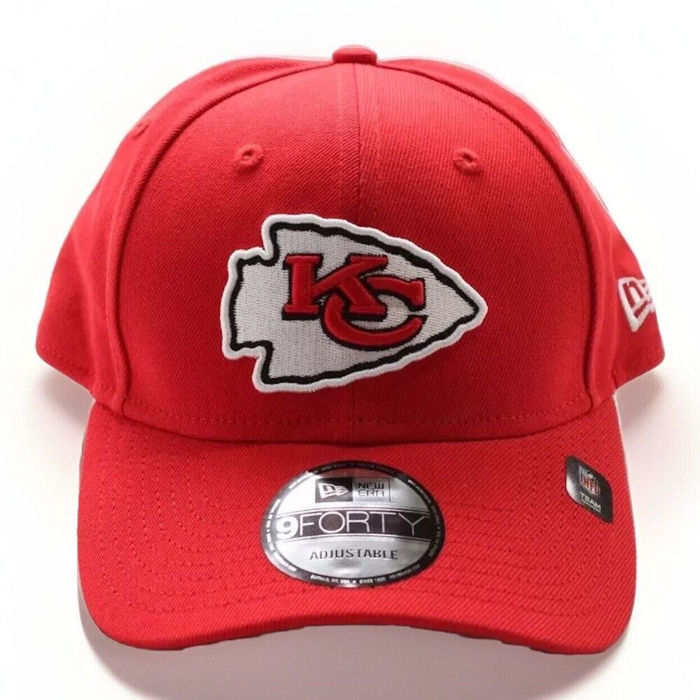 Kansas City Chiefs Men's New Era NFL The League 9FORTY Cap CF6‎ Red Adjustable